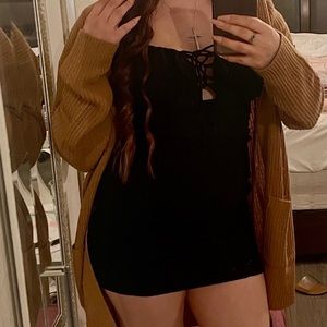 Off the shoulders dress